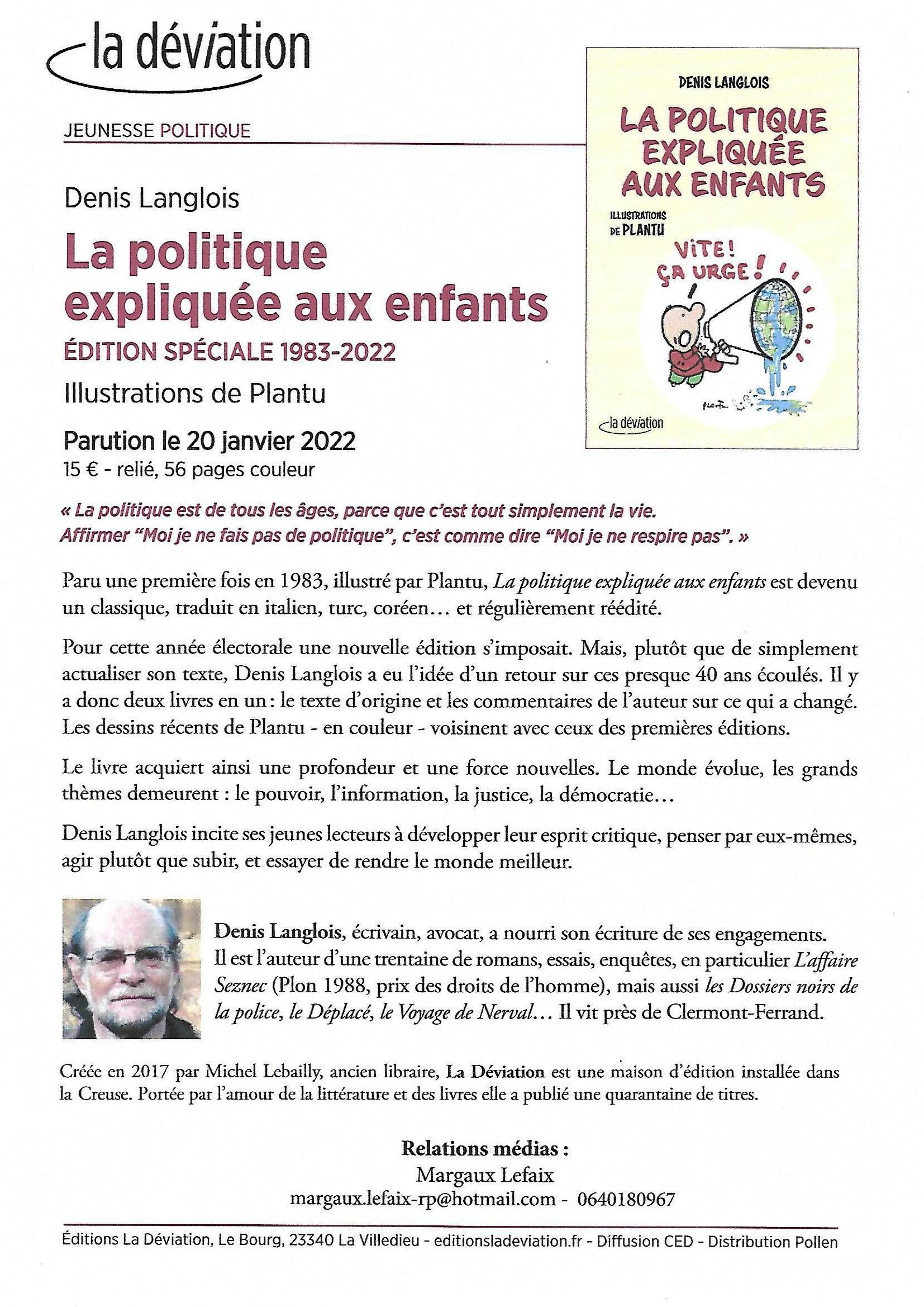 Ses livres - Denis Langlois, écrivain, avocat.